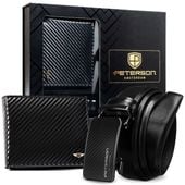 portfel i pasek box n992-125-p02-bw-7171 black