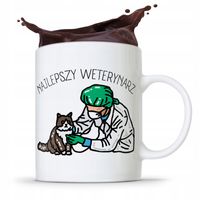 Kubek Dla Weterynarza Najlepszy Weterynarz Prezent Z Nadrukiem Ze Zdjęciem