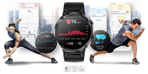 smartwatch gravity gt21-7 + czarny pasek silikonowy na Arena.pl