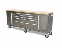 Szafka do warsztatu na kółkach 900S 10 szuflad + 2 szafki Zamykane na klucz