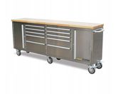 Szafka do warsztatu na kółkach 900S 10 szuflad + 2 szafki Zamykane na klucz