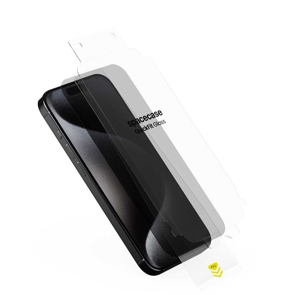 Spacecase Quickfit Privacy Glass Iphone 15 Pro zdjęcie 2