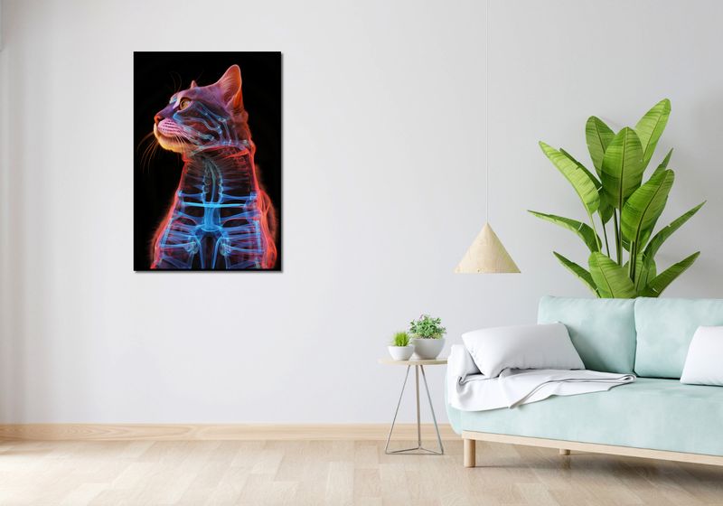 Plakat 68x101cm Anatomia Kota zdjęcie 4