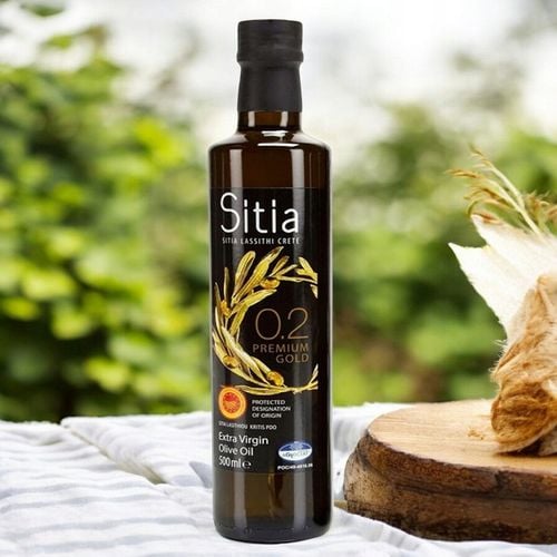 Oliwa z Oliwek Extra Virgin 500 ml Grecka SITIA 0,2% w szklanej butelce na Arena.pl