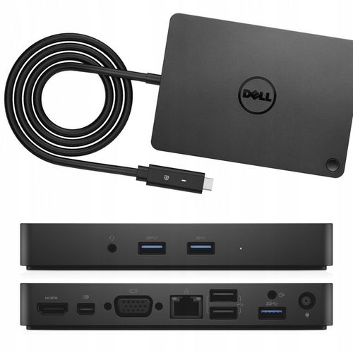 UNIWERSALNA STACJA DOKUJĄCA DELL WD15 K17A HDMI DP VGA USB RJ-45 | USB-C na Arena.pl