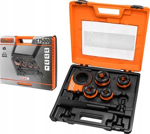 RICHMANN GWINTOWNICA RĘCZNA NARZYNKI DO RUR 4 GŁOWICE 5el 3/8" 3/4" 1/2" 1" na Arena.pl