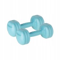Hantelki bitumiczne hantle 2x2kg zestaw hantli do ćwiczeń REBEL