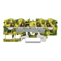 Wago złączka PE 4-przewodowa na szynę DIN 6mm2 2006-1407 1szt