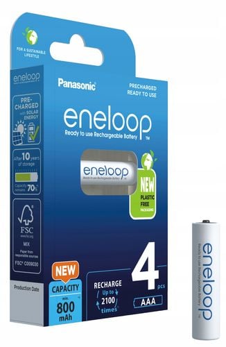 Akumulatory ENELOOP AAA 800mAh 4szt. na Arena.pl