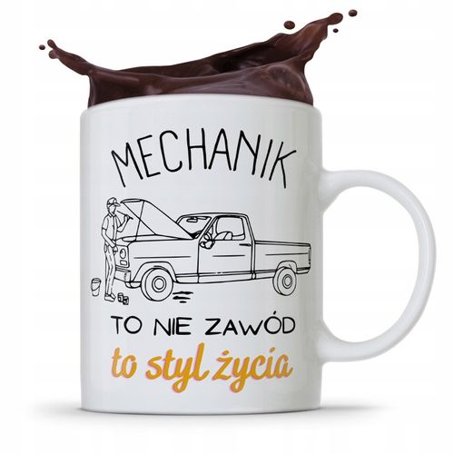 Kubek Prezent Dla Mechanika Mechanik To Styl Życia Z Nadrukiem Ze Zdjęciem na Arena.pl