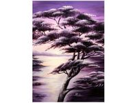 50X70CM DRZEWO SNÓW OBRAZ PION ŚCIAN