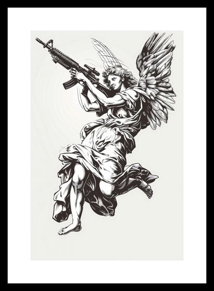 Plakat 20x30cm Anioł Wojny zdjęcie 3