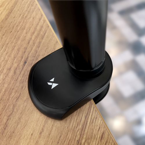 Długi elastyczny uchwyt na telefon i tablet mocowany do biurka czarny na Arena.pl