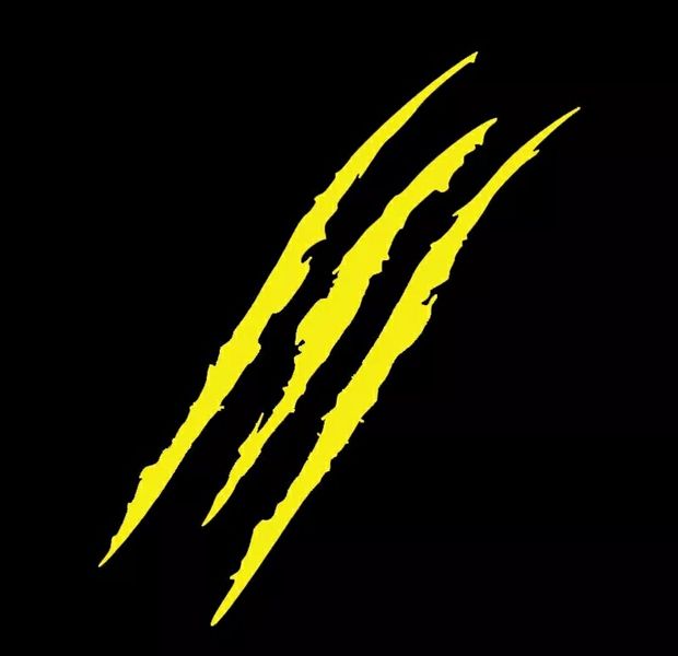 Naklejka samochód pazur scratch auto tunining uni zdjęcie 2