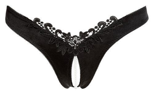 g string pearls black l na Arena.pl