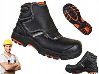 Buty robocze SPAWALNICZE trzewiki męskie SKÓRZANE z NOSKIEM S3 HRO SRC WG