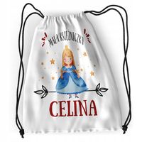 Plecak Sportowy Szkolny Dla Celiny Córki Dziecka Z Nadrukiem Ze Zdjęciem