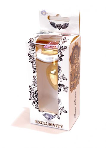 plug jewellery gold  heart plug  rose na Arena.pl