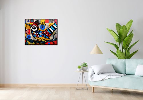 Plakat 76x60,5cm Ptak Na Wznak na Arena.pl