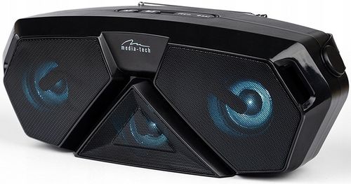 Głośnik Bluetooth MP3 radio FM mikrofon KARAOKE akumulator dla dzieci śpiew na Arena.pl