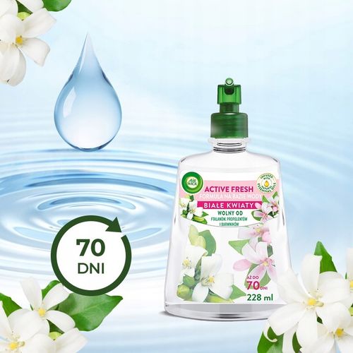Air Wick Active Fresh dyfuzor + wkład Białe Kwiaty Komplet 2 x 228 ml na Arena.pl