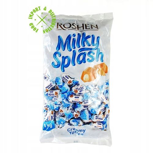 Cukierki Roshen „Milky Splash” Toffi z nadzieniem mlecznym 1kg na Arena.pl
