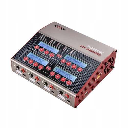 Ładowarka WIELOFUNKCYJNA do akumulatorów MODELARSKA 240W 4 wyjścia Reely na Arena.pl