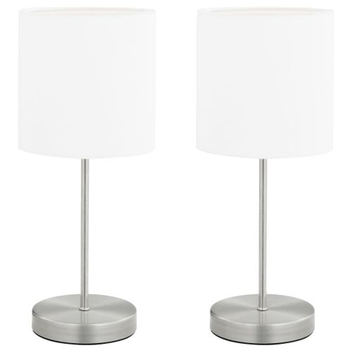 Lampy Stołowe, 2 Szt., Dotykowe, Białe, E14 na Arena.pl