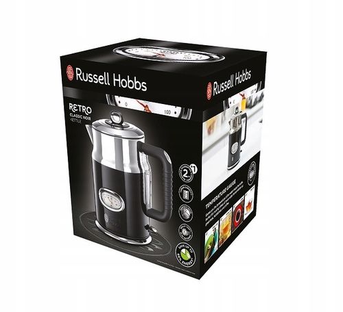 Czajnik elektryczny Russell Hobbs Classic Noir 2400 W 1,7 l czarny na Arena.pl