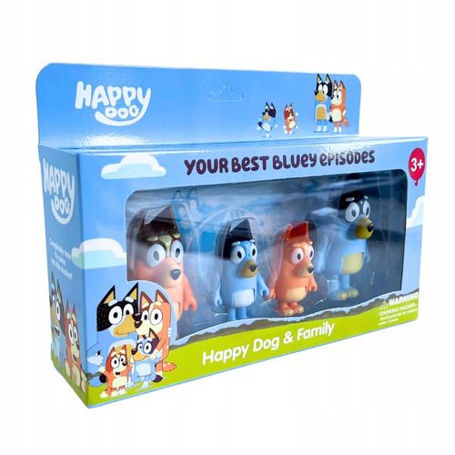 BLUEY I BINGO ZESTAW FIGUREK RODZINA BLUEY 4SZT na Arena.pl