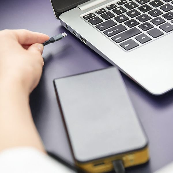 Qoltec Kabel USB 2.0 typ C USB 2.0 typ C 100W QC 3.0 PD 1.5m Czarny zdjęcie 3