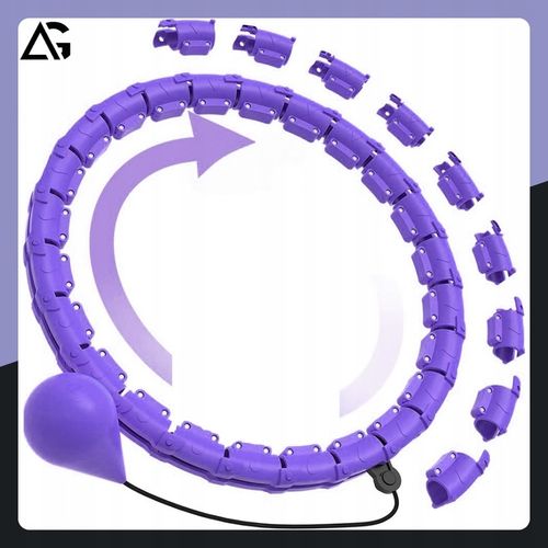 HULA HOP Z OBCIĄŻENIEM ODCHUDZAJĄCE Z OBCIĄŻNIKIEM SMART HULAHOP PLUS na Arena.pl