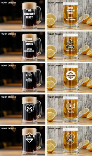 Kufel do Piwa GRAWEROWANY prezent dla DZIADKA HIT! na Arena.pl