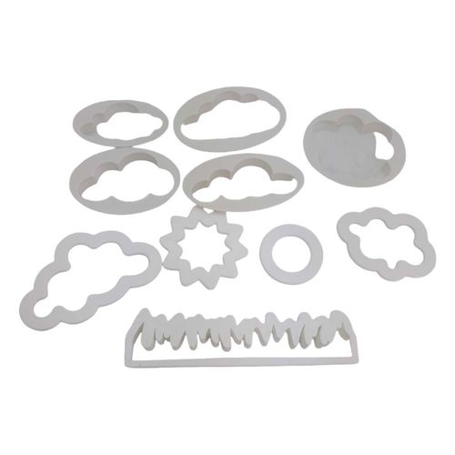 Zestaw foremek do ciastek Chmurki, słońce, trawa 10szt na Arena.pl