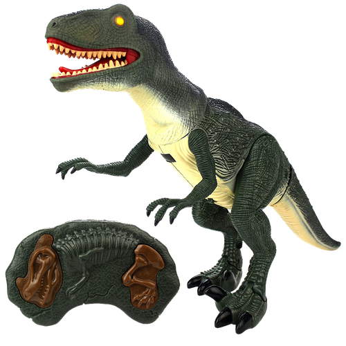 Duży interaktywny dinozaur Velociraptor - chodzi, ryczy i świeci na Arena.pl