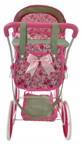 WÓZEK DLA LALEK RETRO GŁĘBOKI + TORBA na Arena.pl