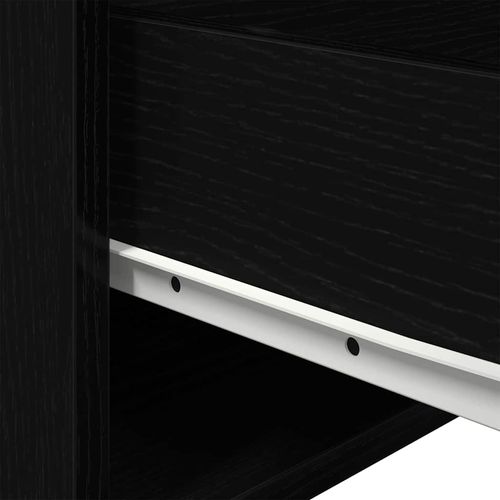 Ścienny stolik nocny with 2 pcs Czarny dąb 50 x 36 x 30 cm na Arena.pl