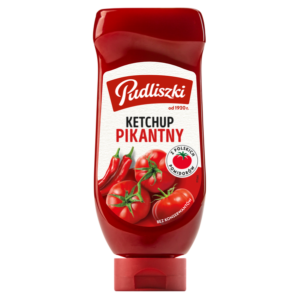 Pudliszki Ketchup pikantny 700 g zdjęcie 1