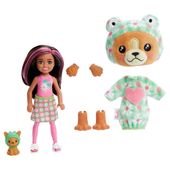 LALKA BARBIE CUTIE REVEAL CHELSEA W KOSTIUMIE PIESKA przebranego za żabkę