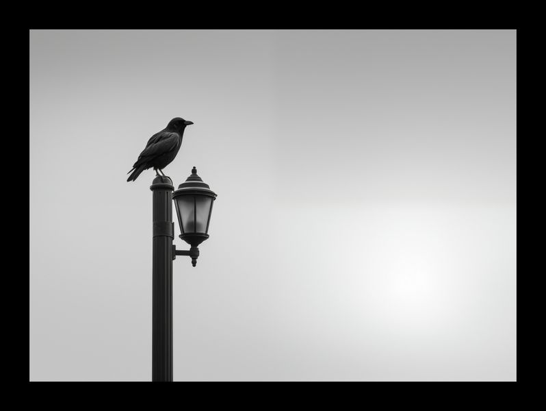Plakat 18x13cm Samotny Postój Kruka zdjęcie 2