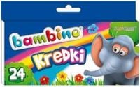 kredki świecowe 24szt.  bambino | 0218