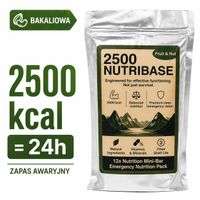 Racja żywnościowa 2500 kcal 24h survival awaryjna Nutribase bakaliowa