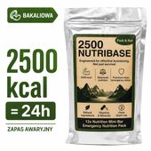 Racja żywnościowa 2500 kcal 24h survival awaryjna Nutribase bakaliowa