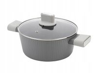 GARNEK TRADYCYJNY ALUMINIOWY FLORINA SERRANO 24cm 3,7l
