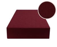 Prześcieradło Z Gumką 90X200 Jersey Burgund