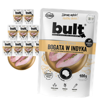 MOKRA KARMA DLA PSA BULT SASZETKA MIELONKA BOGATA W INDYKA ZESTAW 10x100G