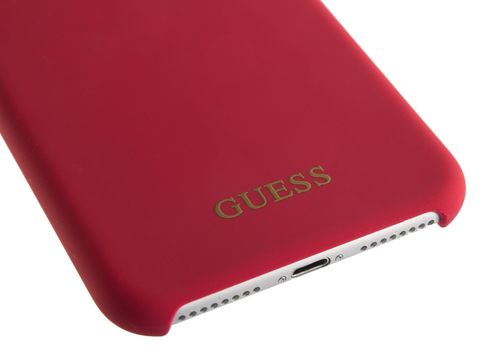 GUESS HARD CASE SILICONE Apple iPhone 7/8 Plus - RED na Arena.pl