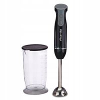 BLENDER RĘCZNY rozdrabniacz czarny mocny 400W + KUBEK 700ml KAMILLE