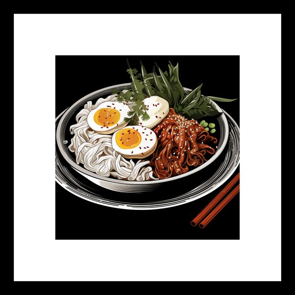 Plakat 20x20cm Ramen w Sztuce zdjęcie 3