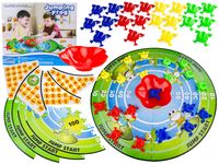 DLA DZIECI GRA PLANSZOWA SKACZĄCE ŻABKI,